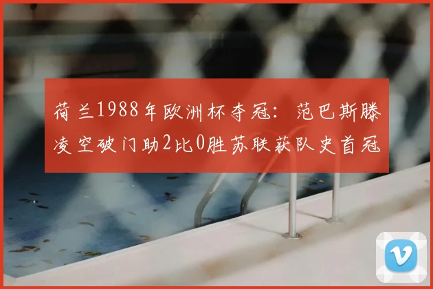 荷兰1988年欧洲杯夺冠：范巴斯滕凌空破门助2比0胜苏联获队史首冠